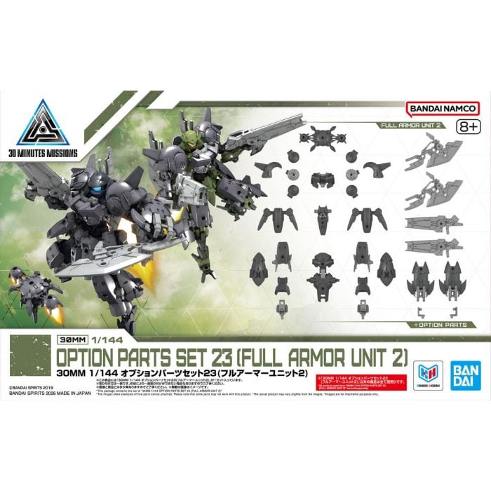 Bandai - 30MM 1/144 OPTION PARTS SET 23 (FULL ARMOR UNIT 2)