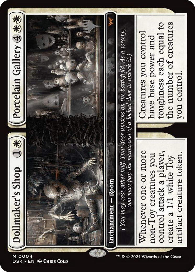 Dollmaker's Shop // Porcelain Gallery (Promo Pack) [Duskmourn: House of Horror Promos] - Trinity Hobby