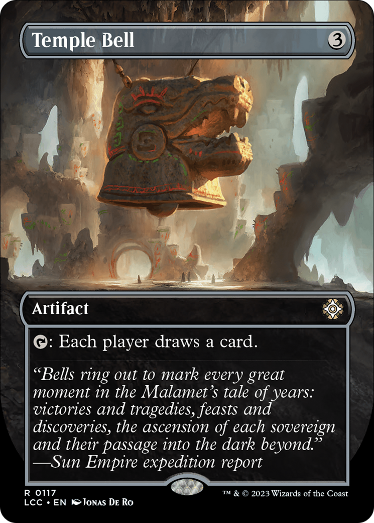 Temple Bell (Borderless) [The Lost Caverns of Ixalan Commander] - Trinity Hobby