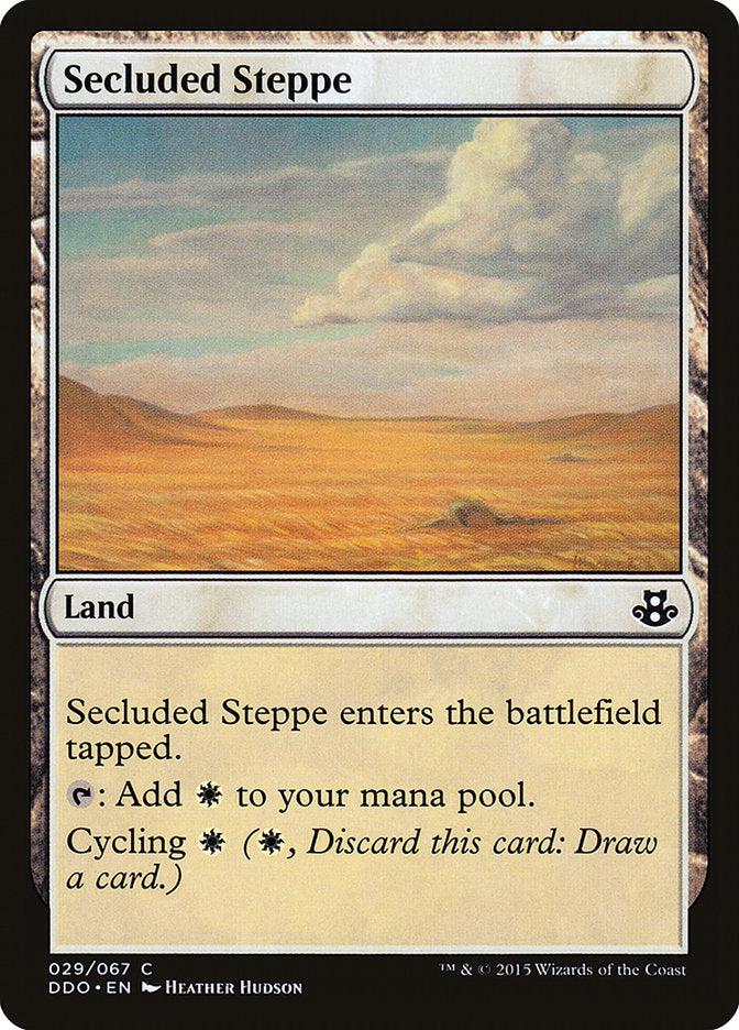 Secluded Steppe [Duel Decks: Elspeth vs. Kiora] - Trinity Hobby