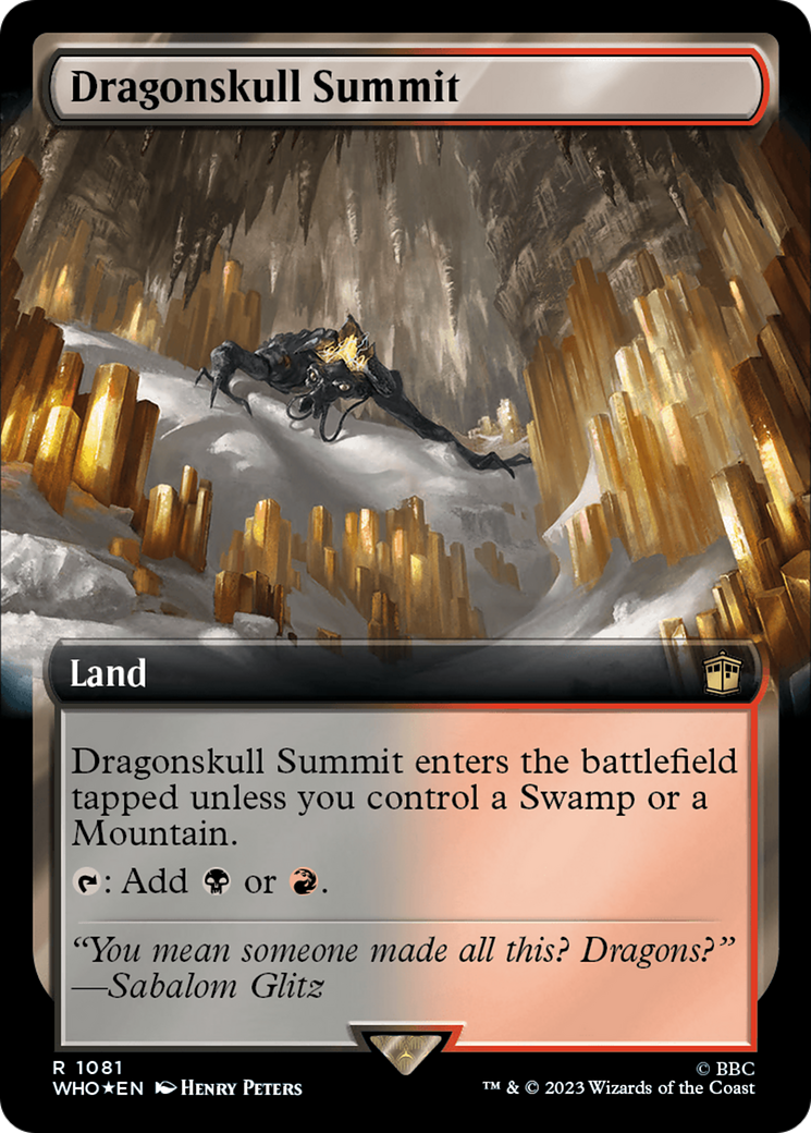 Dragonskull Summit (Extended Art) (Surge Foil) [Doctor Who] - Trinity Hobby