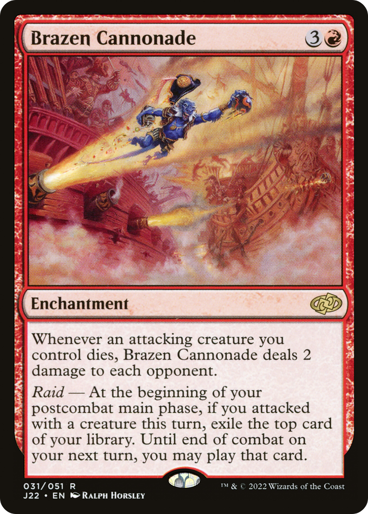Brazen Cannonade [Jumpstart 2022] - Trinity Hobby