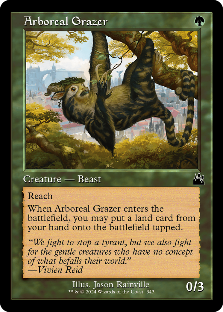 Arboreal Grazer (Retro Frame) [Ravnica Remastered] - Trinity Hobby