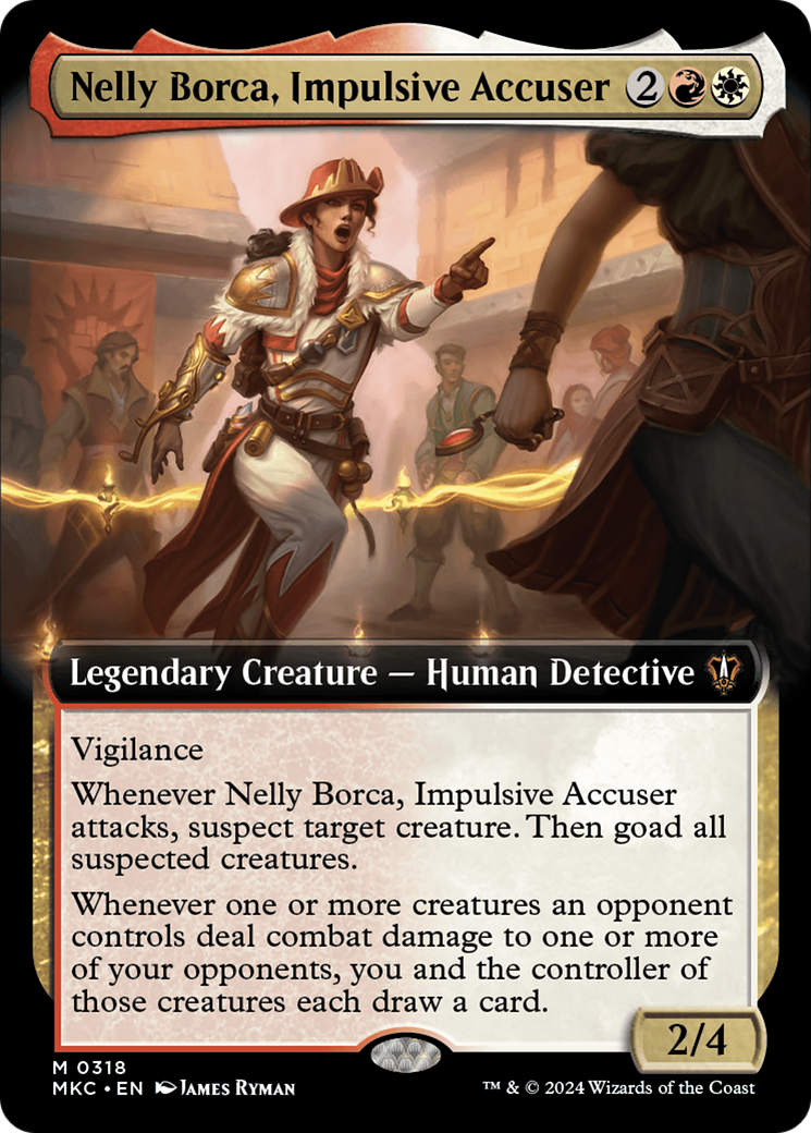 Nelly Borca, Impulsive Accuser (Extended Art) [Murders at Karlov Manor Commander] - Trinity Hobby
