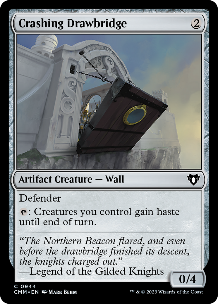 Crashing Drawbridge [Commander Masters] - Trinity Hobby