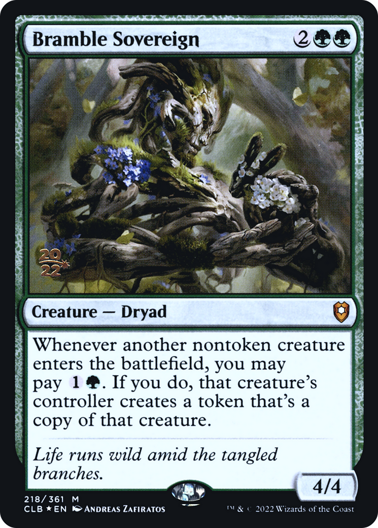 Bramble Sovereign [Commander Legends: Battle for Baldur's Gate Prerelease Promos] - Trinity Hobby