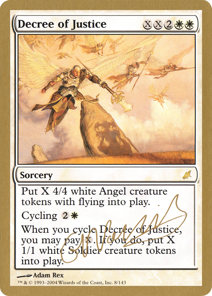 Decree of Justice (Gabriel Nassif) [World Championship Decks 2004] - Trinity Hobby