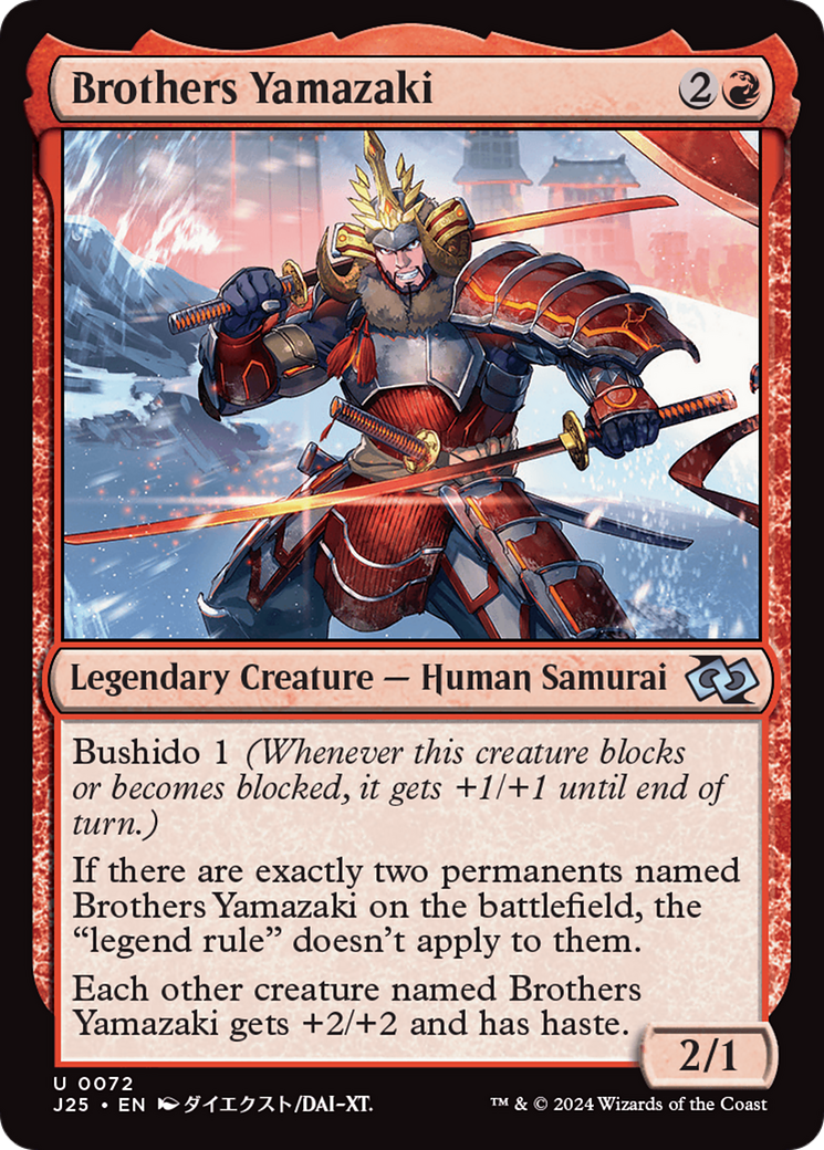 Brothers Yamazaki (72 Swords) (Anime) [Foundations Jumpstart] - Trinity Hobby