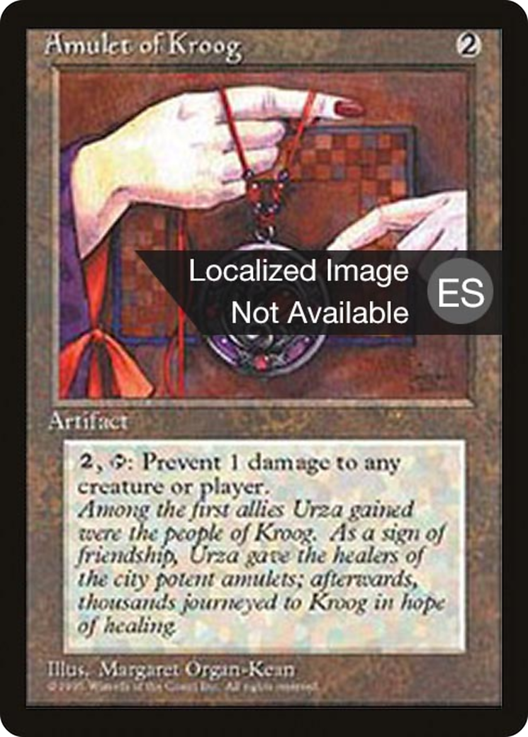 Amulet of Kroog [Fourth Edition (Foreign Black Border)] - Trinity Hobby