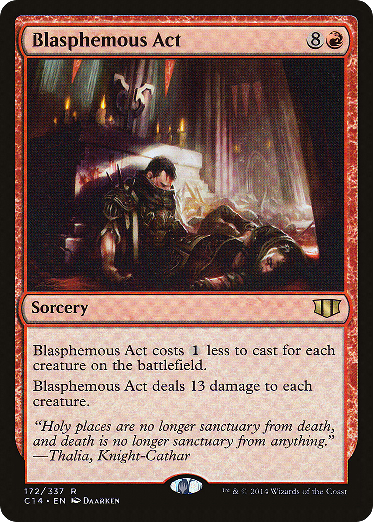 Blasphemous Act [Commander 2014] - Trinity Hobby