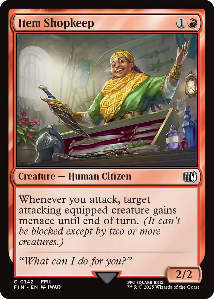 Item Shopkeep  [Foil]  (FIN-142) - [FINAL FANTASY]