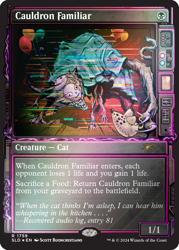 Cauldron Familiar (Rainbow Foil) [Secret Lair Drop Series] - Trinity Hobby