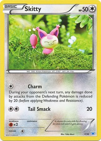 Skitty (1/30) [XY: Trainer Kit 2 - Latios] - Trinity Hobby