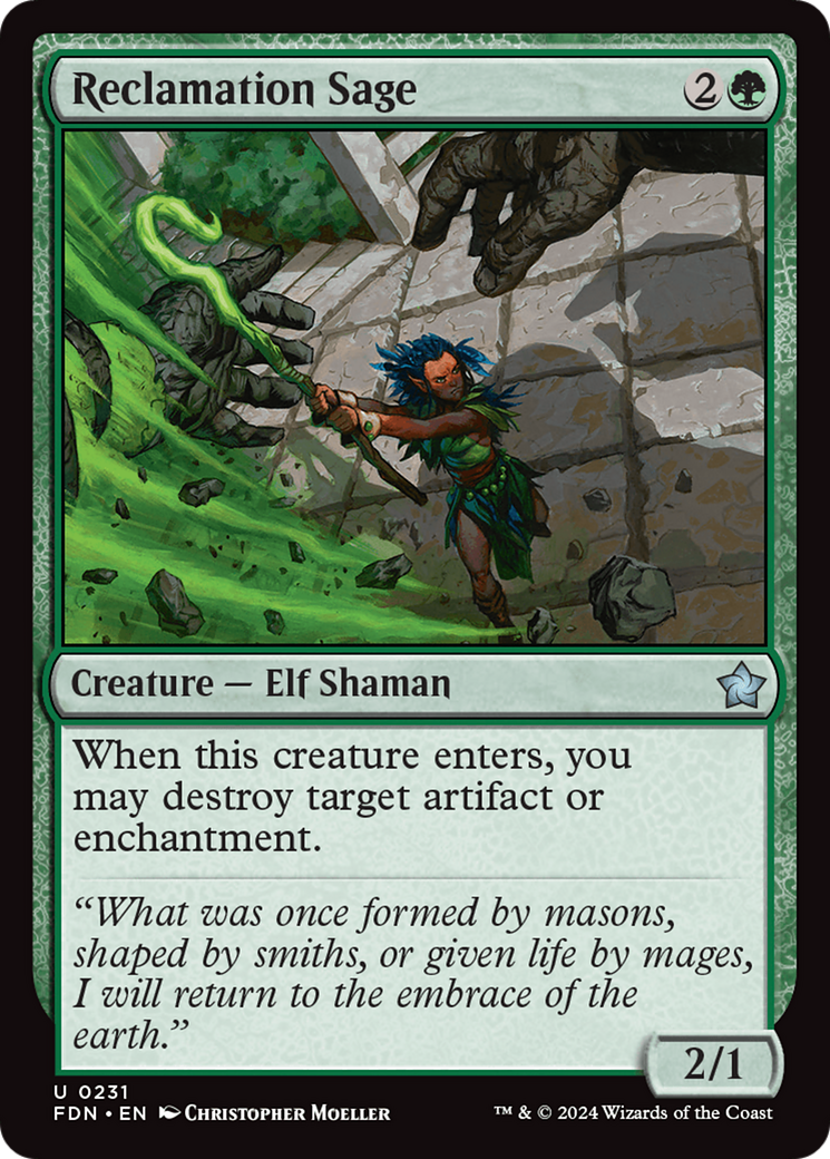 Reclamation Sage [Foundations] - Trinity Hobby