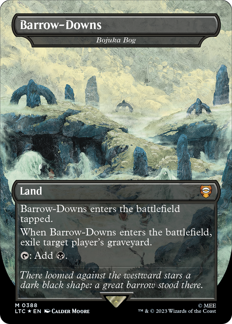 Barrow-Downs - Bojuka Bog (Surge Foil Realms and Relics) [The Lord of the Rings: Tales of Middle-Earth Commander] - Trinity Hobby
