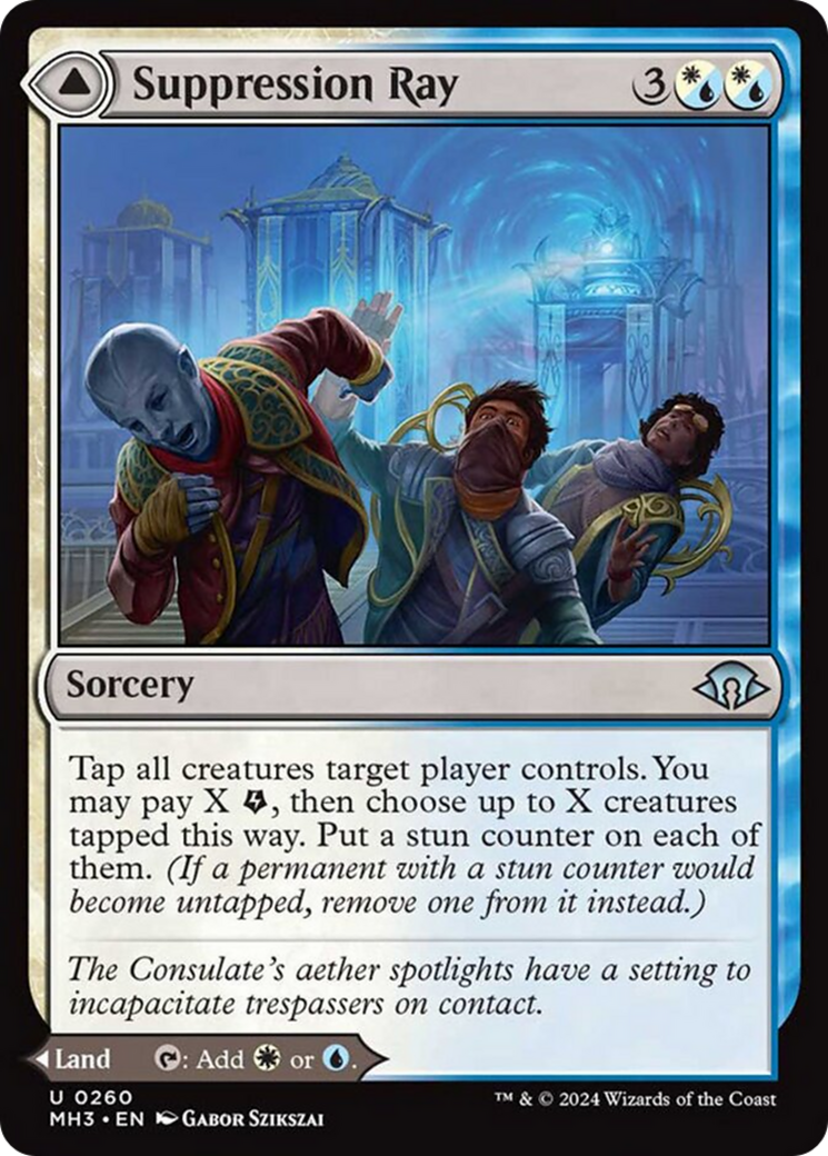 Suppression Ray // Orderly Plaza [Modern Horizons 3] - Trinity Hobby