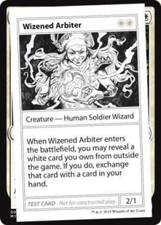 Wizened Arbiter (2021 Edition) [Mystery Booster Playtest Cards] - Trinity Hobby