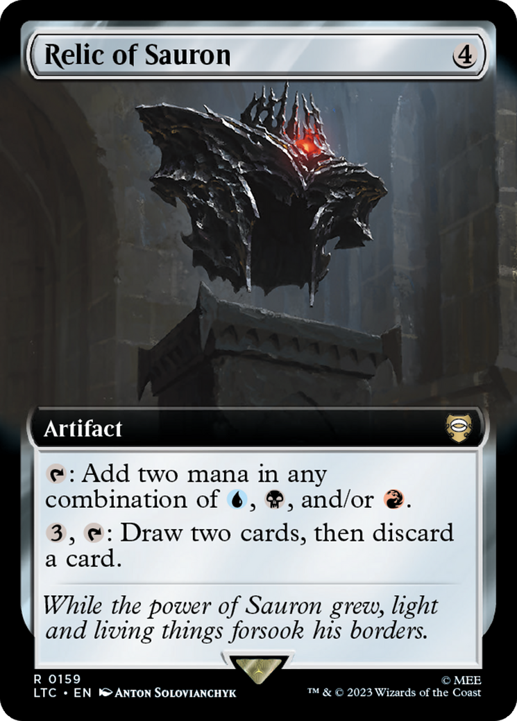 Relic of Sauron (Extended Art) [The Lord of the Rings: Tales of Middle-Earth Commander] - Trinity Hobby