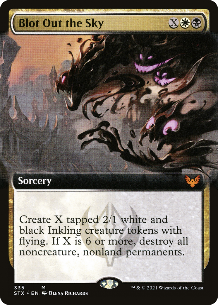 Blot Out the Sky (Extended Art) [Strixhaven: School of Mages] - Trinity Hobby