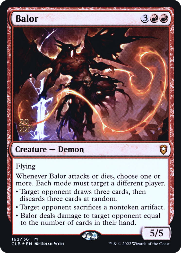 Balor [Commander Legends: Battle for Baldur's Gate Prerelease Promos] - Trinity Hobby