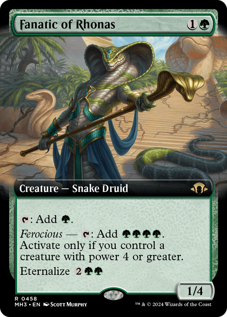 Fanatic of Rhonas (Extended Art) [Modern Horizons 3] - Trinity Hobby