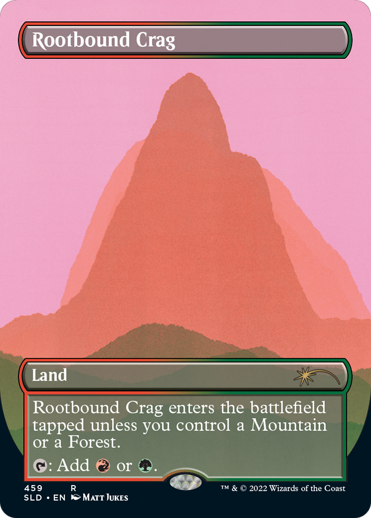 Rootbound Crag (Borderless) [Secret Lair Drop Series] - Trinity Hobby