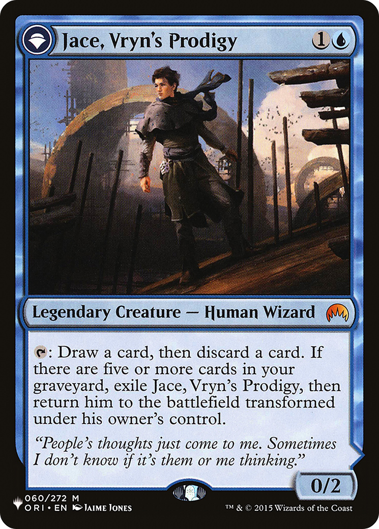 Jace, Vryn's Prodigy // Jace, Telepath Unbound [Secret Lair: From Cute to Brute] - Trinity Hobby