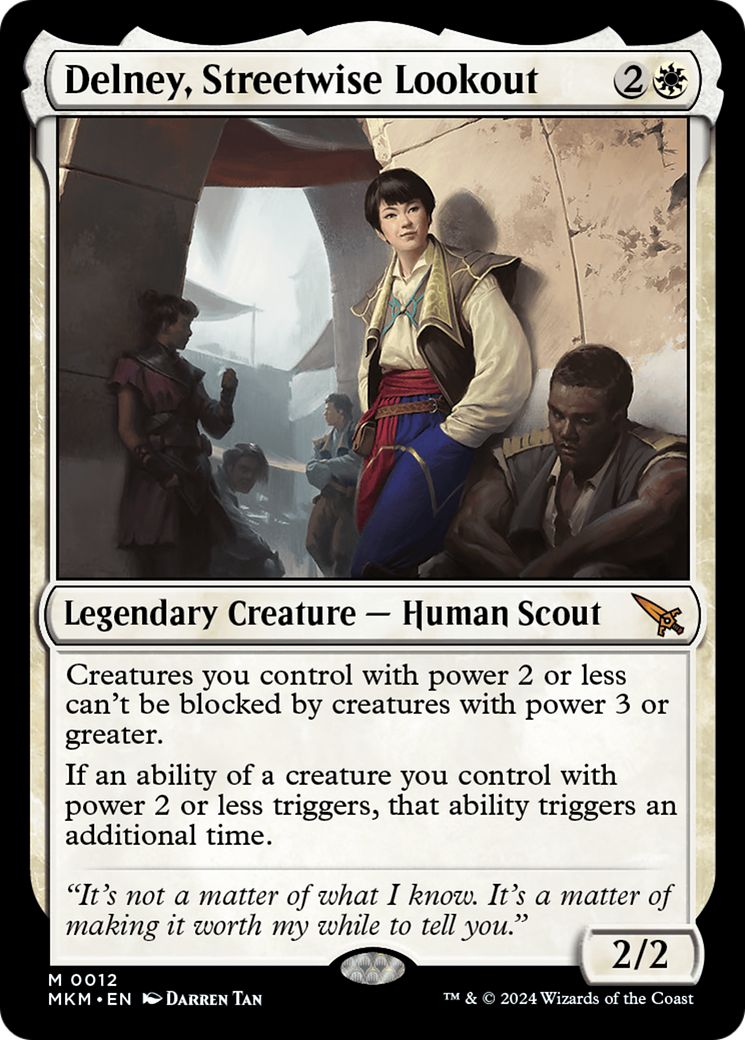 Delney, Streetwise Lookout [Murders at Karlov Manor] - Trinity Hobby