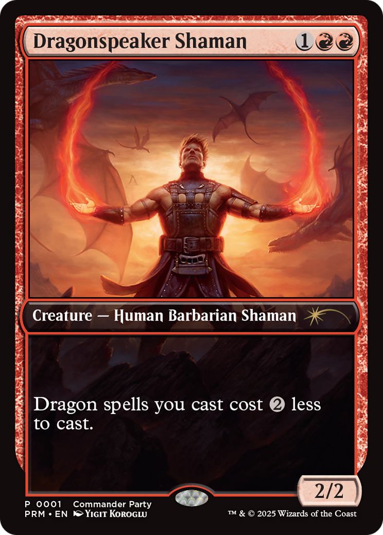 Dragonspeaker Shaman  [Foil]  (WPN-001) - [Wizards Play Network 2025] - Trinity Hobby