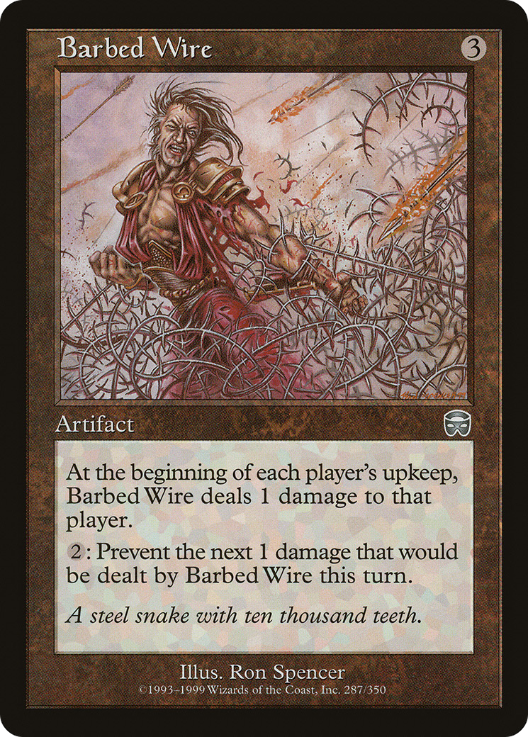 Barbed Wire [Mercadian Masques] - Trinity Hobby