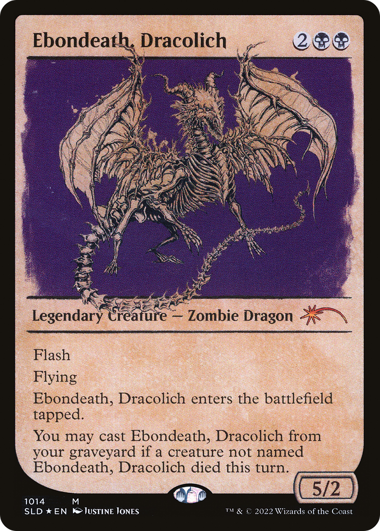 Ebondeath, Dracolich (Showcase) [Secret Lair Drop Series] - Trinity Hobby