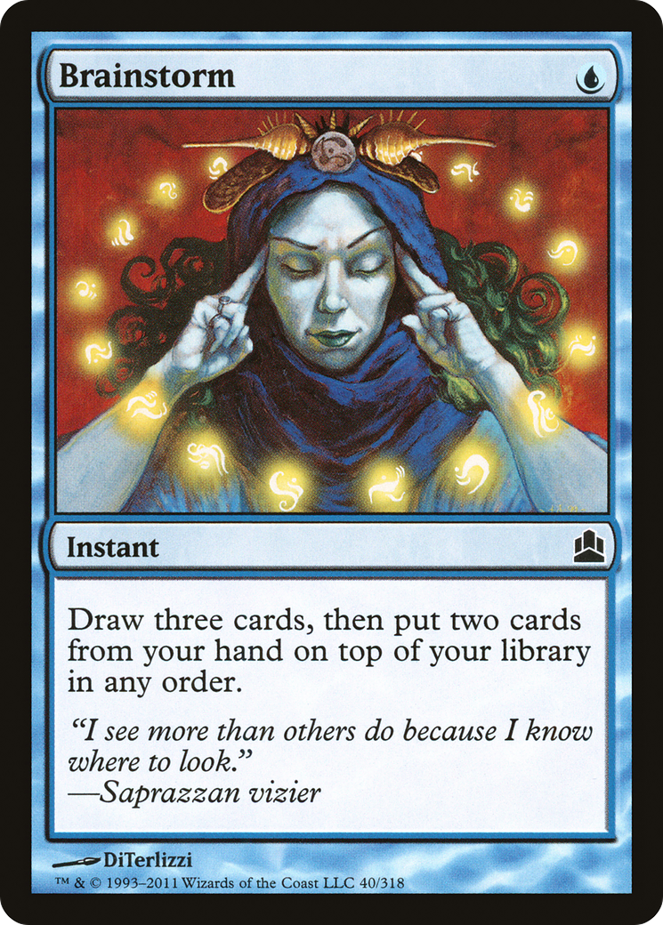 Brainstorm [Commander 2011] - Trinity Hobby