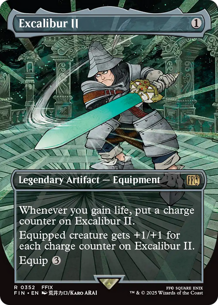 Excalibur II  (FIN-352) - [FINAL FANTASY] (Borderless) - Trinity Hobby