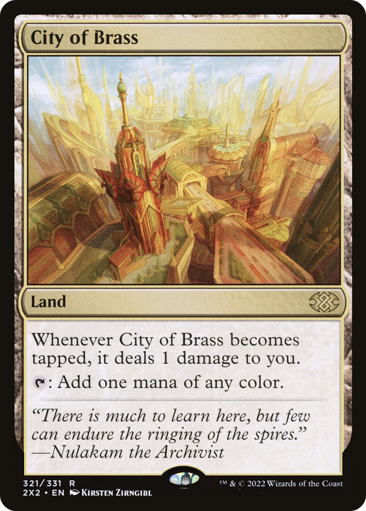 City of Brass [Double Masters 2022] - Trinity Hobby