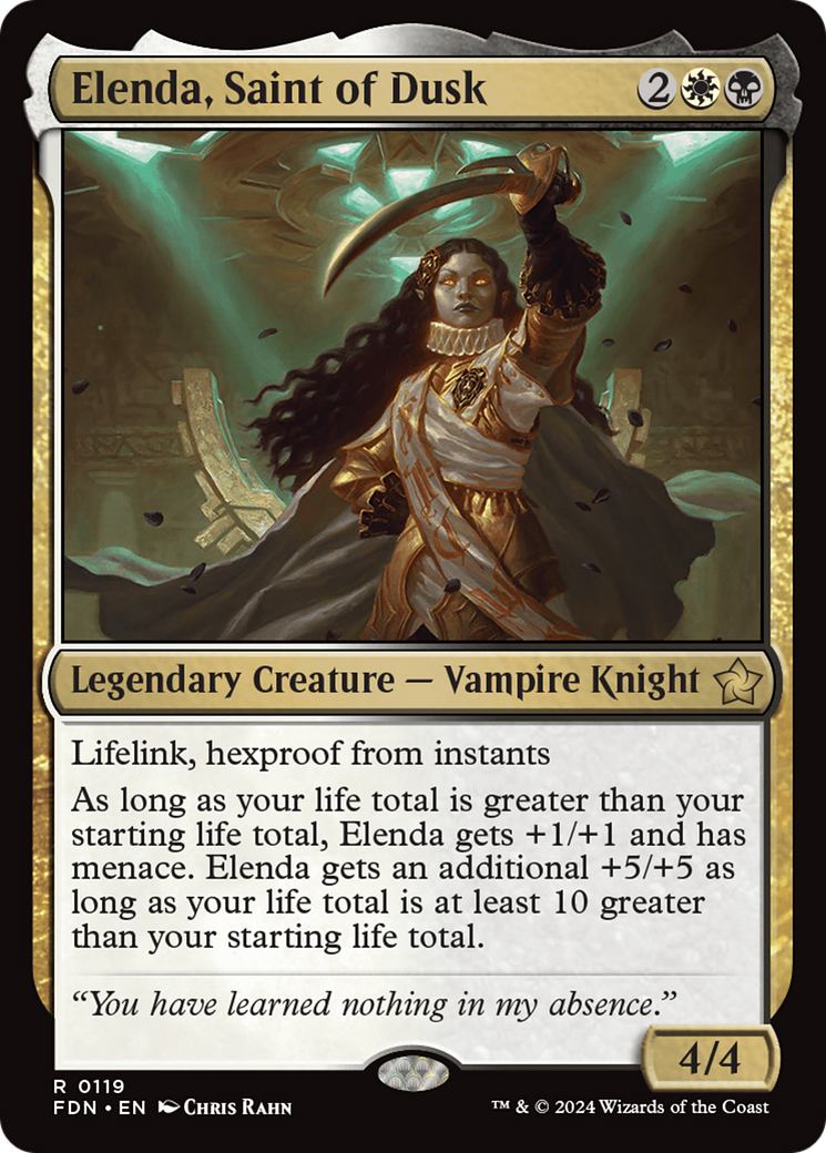 Elenda, Saint of Dusk [Foundations] - Trinity Hobby