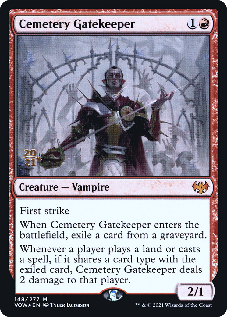Cemetery Gatekeeper [Innistrad: Crimson Vow Prerelease Promos] - Trinity Hobby