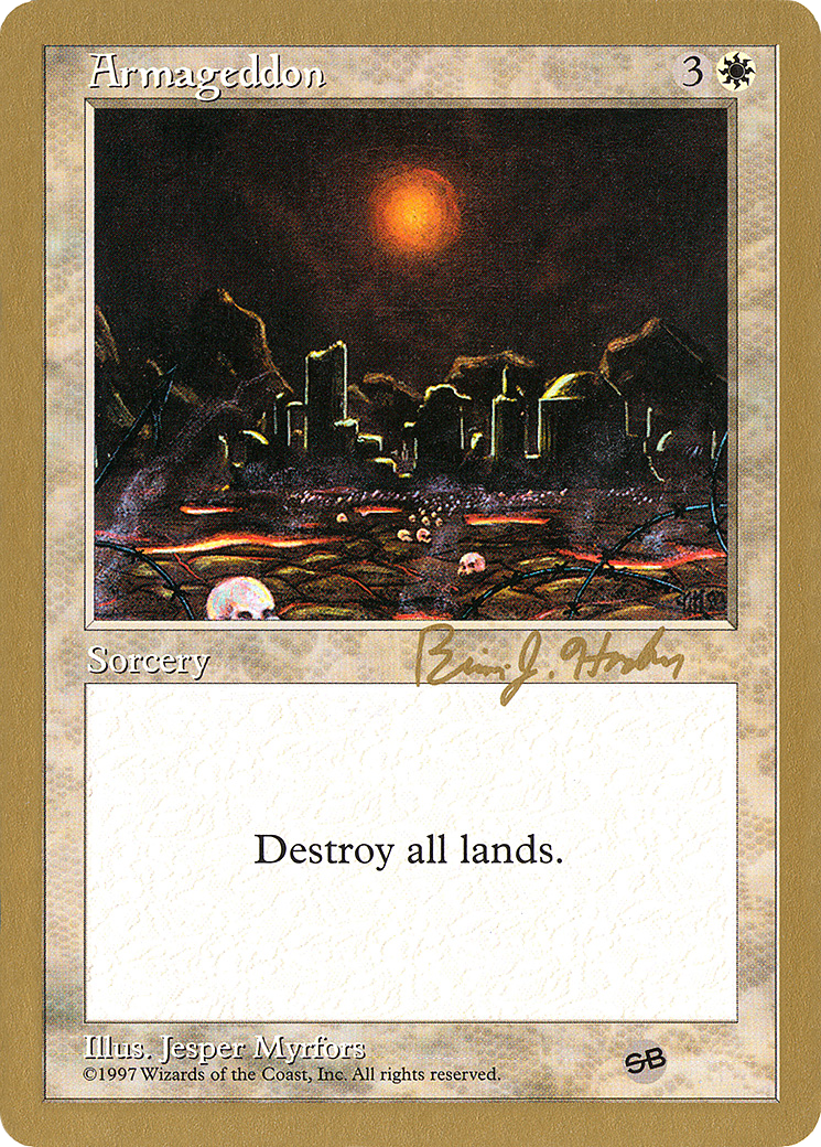 Armageddon (Brian Hacker) (SB) [World Championship Decks 1998] - Trinity Hobby