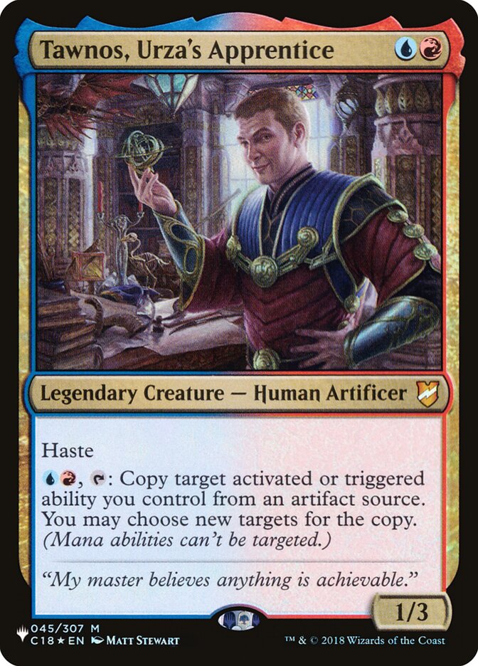 Tawnos, Urza's Apprentice [The List] - Trinity Hobby