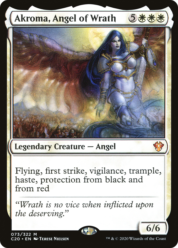 Akroma, Angel of Wrath [Commander 2020] - Trinity Hobby