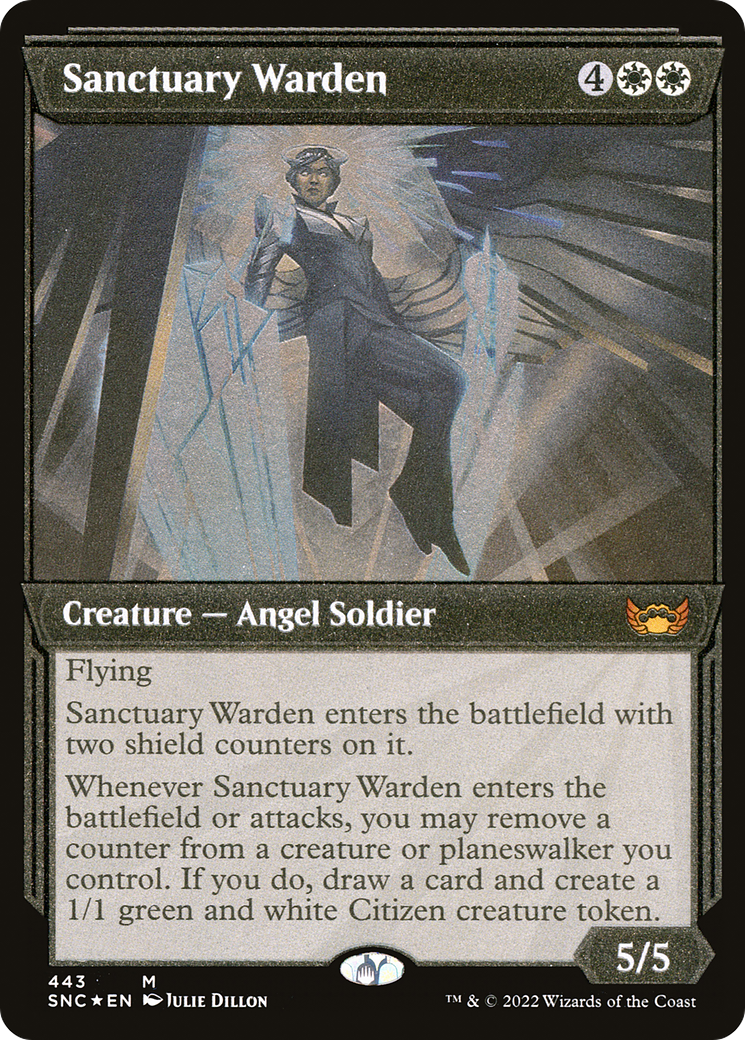 Sanctuary Warden (SNC-443) - [Streets of New Capenna]: (Showcase) Foil - Trinity Hobby