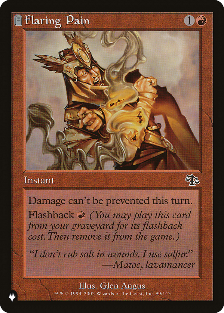 Flaring Pain [The List] - Trinity Hobby