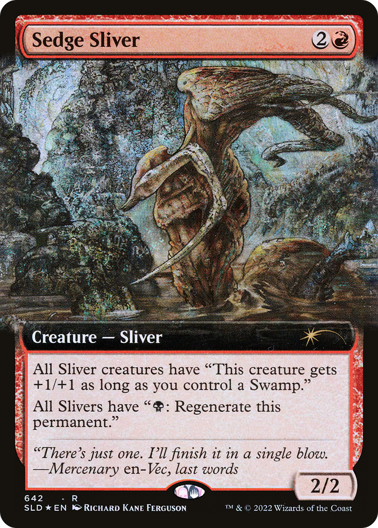 Sedge Sliver (Extended Art) [Secret Lair Drop Promos] - Trinity Hobby