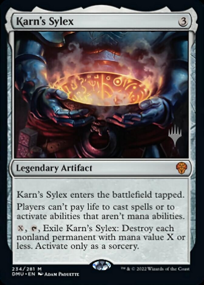 Karn's Sylex (Promo Pack) [Dominaria United Promos] - Trinity Hobby