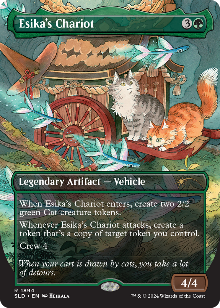 Esika's Chariot  [Foil]  (SLD-1894) - [Secret Lair Drop] (Borderless) - Trinity Hobby