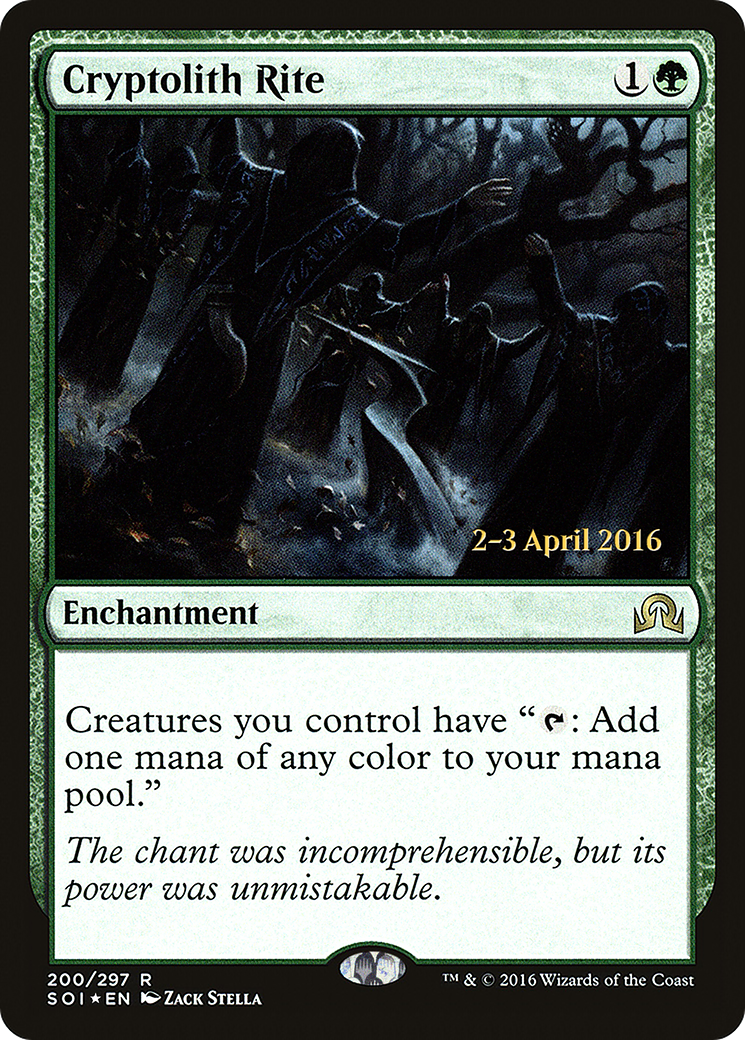 Cryptolith Rite [Shadows over Innistrad Prerelease Promos] - Trinity Hobby