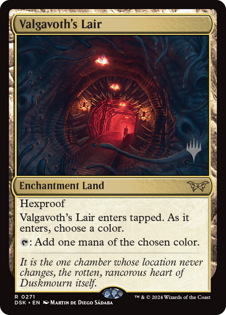 Valgavoth's Lair (Promo Pack) [Duskmourn: House of Horror Promos] - Trinity Hobby