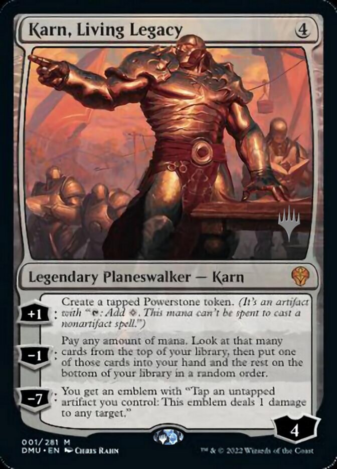 Karn, Living Legacy (Promo Pack) [Dominaria United Promos] - Trinity Hobby