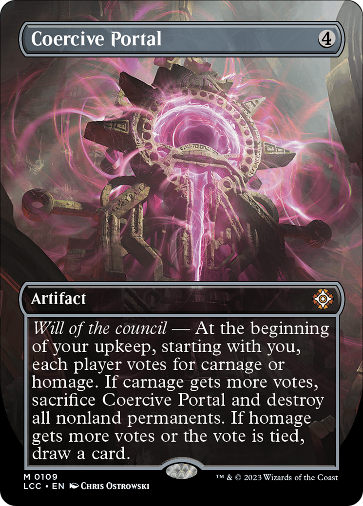 Coercive Portal (Borderless) [The Lost Caverns of Ixalan Commander] - Trinity Hobby
