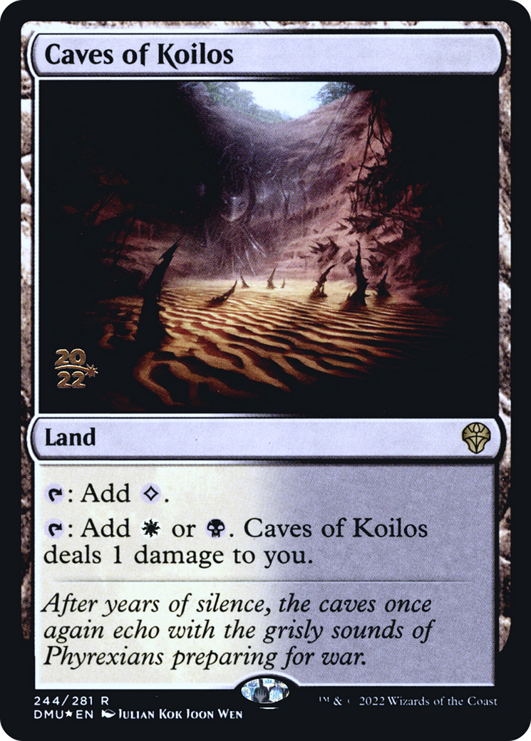 Caves of Koilos [Dominaria United Prerelease Promos] - Trinity Hobby