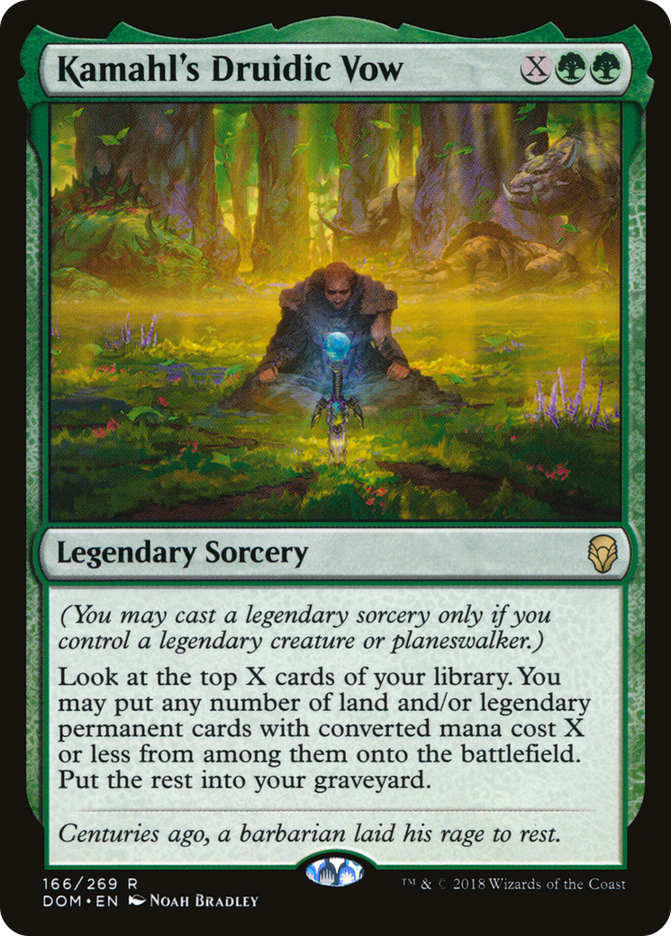 Vœu druidique de Kamahl [Dominaria] 